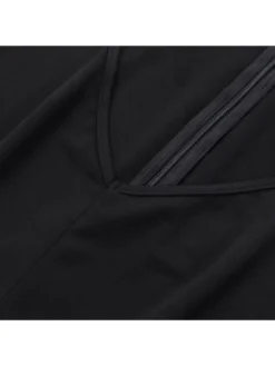 Patchwork High Rise Straight Jumpsuits -Bambam Clothing Shop P 20240418141507279 281