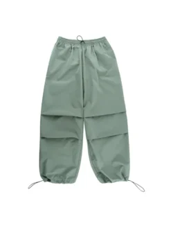 Patchwork High Rise Straight Cargo Pants -Bambam Clothing Shop P 20240420115512216 957