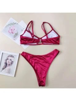 Hollow Out High Rise Backless Bikinis -Bambam Clothing Shop P 20240426102002954 955