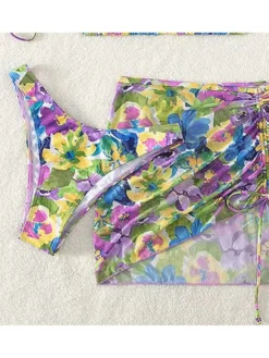 Drawstring High Rise Backless Bikinis Sets -Bambam Clothing Shop P 20240426134523259 476