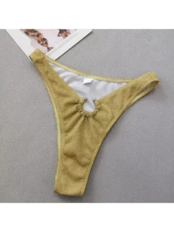 Shiny High Rise Backless Bikinis Sets -Bambam Clothing Shop P 20240426155033648 550