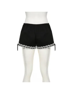 Patchwork Lace Loose Shorts -Bambam Clothing Shop P 20240516114032583 336