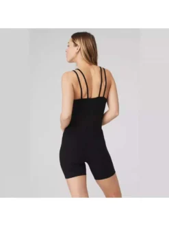 Solid Color Spaghetti Straps Backless Rompers -Bambam Clothing Shop P 20240520115018760 455