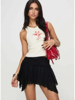 Lace Low Rise Tiered Skirts -Bambam Clothing Shop P 20240520145015481 417