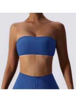 Solid Color Straight Across Backless Tank