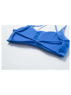 Solid Color Spaghetti Straps Backless Tank -Bambam Clothing Shop P 20240603152522987 309