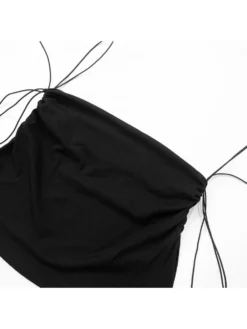 Drawstring Patchwork High Rise Skirts -Bambam Clothing Shop P 20240604083009394 828