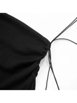 Drawstring Patchwork High Rise Skirts -Bambam Clothing Shop P 20240604083009886 434