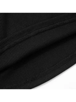 Drawstring Patchwork High Rise Skirts -Bambam Clothing Shop P 20240604083010391 680