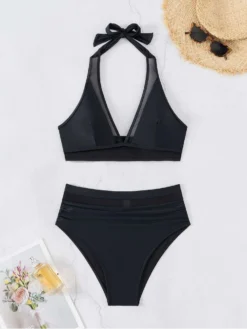 Gauze Patchwork See Through Bikinis -Bambam Clothing Shop P 20240604144504933 521