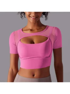 Patchwork Solid Color Sporty Tank