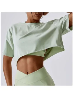 Solid Color Crewneck Athleisure Tank -Bambam Clothing Shop P 20240605101028310 422