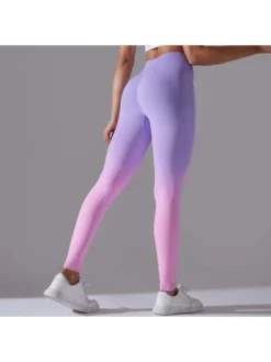 Gradient Color High Rise Skinny Leggings -Bambam Clothing Shop P 20240605135611437 953