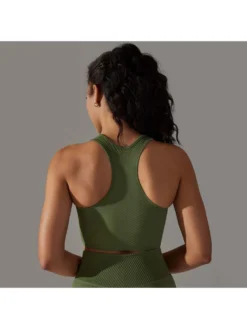 Solid Color Sleeveless Cropped Top -Bambam Clothing Shop P 20240605142032041 739