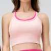 Color Matching Spaghetti Straps Cropped Tank