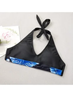 Halter Neck Sleeveless Lace-Up Bikinis Sets -Bambam Clothing Shop P 20240606105207012 543