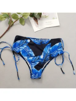 Halter Neck Sleeveless Lace-Up Bikinis Sets -Bambam Clothing Shop P 20240606105207635 732