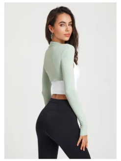 Solid Color Long Sleeve Cardigan Top -Bambam Clothing Shop P 20240606105223773 588