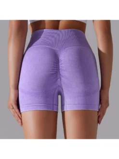 Washed High Rise Bodycon Short Pants -Bambam Clothing Shop P 20240607113628403 957