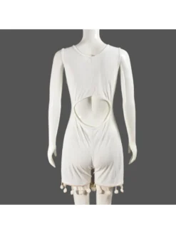 Knitting Backless U Neck Sleeveless Rompers -Bambam Clothing Shop P 20240607144012550 214