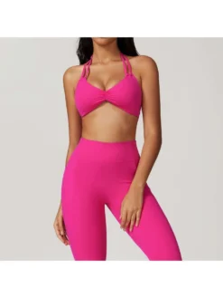 Halter Ruched Backless Tank