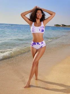 Tie Dye High Rise Cropped Bikinis Sets -Bambam Clothing Shop P 20240612105616689 727