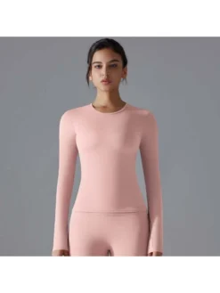 Crewneck Long Sleeve Slim Top