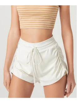 Drawstring Patchwork Sporty Short Pants -Bambam Clothing Shop P 20240613114408234 195