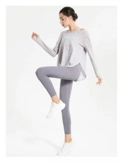 Crewneck Long Sleeve Loose Yoga Sets