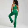 Flare High Rise Skinny Yoga Sets