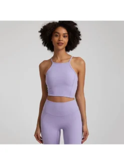 Tie-wrap Hollow-out Cropped Sporty Top