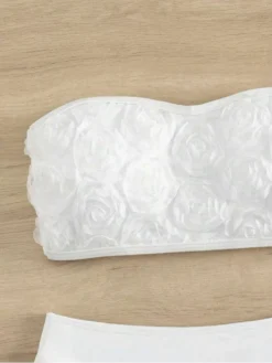 Flower Strapless Backless Bikinis -Bambam Clothing Shop P 20240614160806569 112