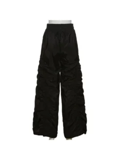 Ruched High Rise Baggy Pants -Bambam Clothing Shop P 20240617113603215 654