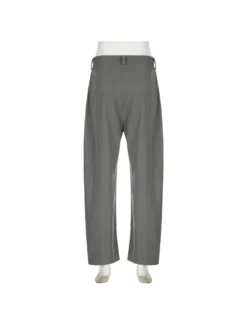 Colorblock Patchwork Mid-rise Pants -Bambam Clothing Shop P 20240618134806788 276