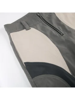 Colorblock Patchwork Mid-rise Pants -Bambam Clothing Shop P 20240618134808975 401