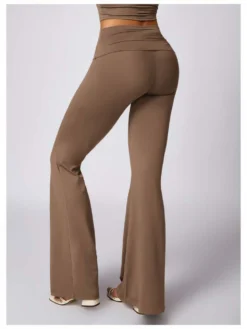 Flare High Rise Wide Leg Leggings -Bambam Clothing Shop P 20240618142819004 345