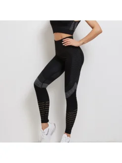 Colorblock High Rise Slim Leggings