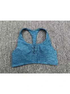 Solid Color Spaghetti Straps Cropped Sporty Top -Bambam Clothing Shop P 20240619150810438 625