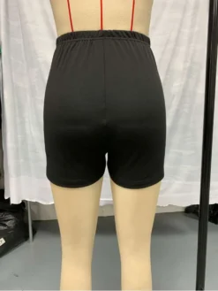 Butterfly Pattern Mid-rise Bodycon Shorts -Bambam Clothing Shop P 20240619155614126 230