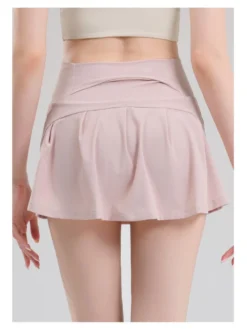 Solid Color High Rise Skinny Short Skirt -Bambam Clothing Shop P 20240620171242885 490