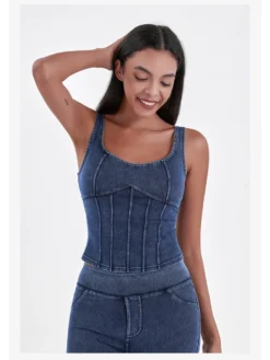 Vertical Cotton Backless Tank & Top -Bambam Clothing Shop P 20240621112416638 567