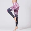 Sakura Gradient Color High Rise Skinny Leggings