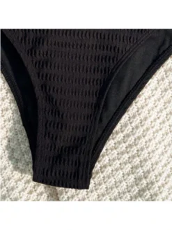 Hollow-out Spaghetti Straps Backless One-Pieces -Bambam Clothing Shop P 20240621155602394 419