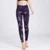 Elf Print High Rise Skinny Sporty Leggings