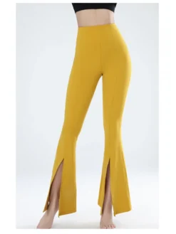 Flare High Rise Fitted Long Pants