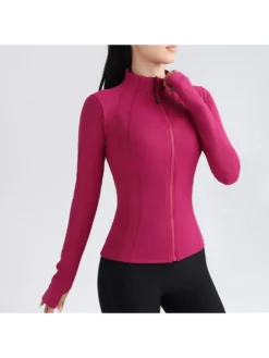 Solid Color Long Sleeve Fitted Shirt
