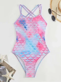 Colorblock Round Neck Fitted One-Pieces -Bambam Clothing Shop P 20240625150409338 647