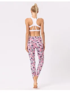 Abstract Graffiti Printing High Rise Slim Leggings -Bambam Clothing Shop P 20240625170833302 626